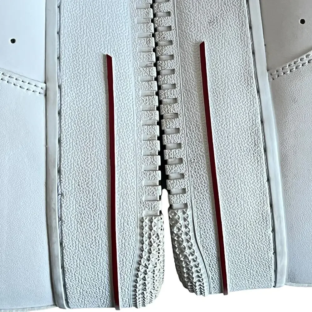 Nike Air Force 1 Low A02423-102 White/ Gym Red Leather Shoes Men 15 - Picture 9 of 15